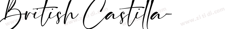 British Castilla字体转换
